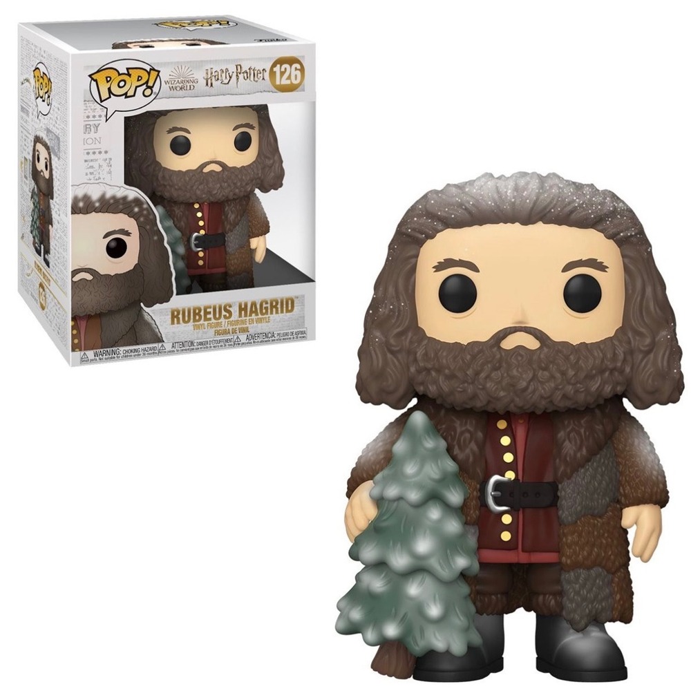 Funko‎ Pop Harry Potter Rubeus Hagrid 126 Brown Winter Holiday Figure NWT